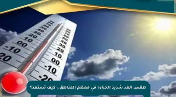 طقس الغد شديد الحرارة في معظم المناطق.. كيف تستعد؟